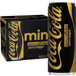 Mini Zero Sugar Zero Caffeine Cans