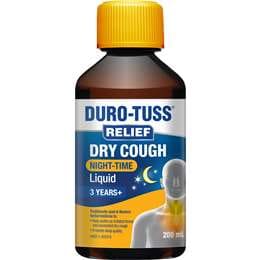 Relief Dry Cough Night Time Liquid 3 Years +