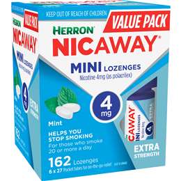 Nicaway Mini Lozenges 4mg Value