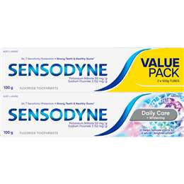 Daily Care + Whitening Sensitive Toothpaste