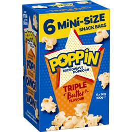 Triple Butter Microwave Popcorn Mini-Size Snack Bags