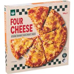 Stone Baked Thin Crust Pizza Four Cheese