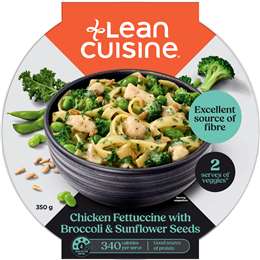 Chicken Fettuccine Bowl with Broccoli & Sunflower Seeds