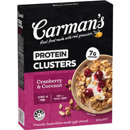 Protein Clusters Cranberry & Coconut