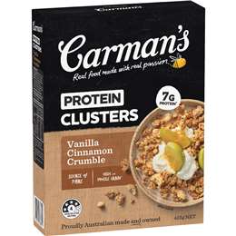 Protein Clusters Vanilla Cinnamon Crumble