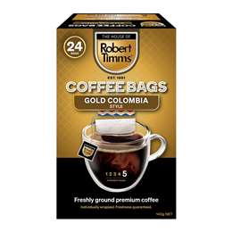 Coffee Bags Gold Colombia Style