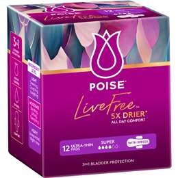 LiveFree Pads Super With Wings
