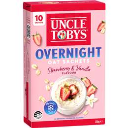 Overnight Oat Sachets Strawberry & Vanilla