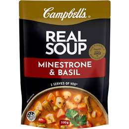 Real Soup Pouch Minestrone & Basil