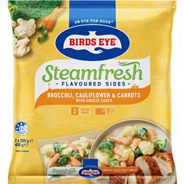 Steamfresh Broccoli Carrots & Cauliflower With Cheese Sauce