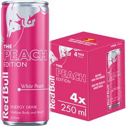 Energy Drink White Peach Edition