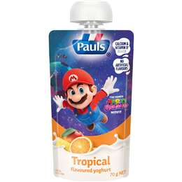 Kids Yoghurt Pouch Tropical Flavour