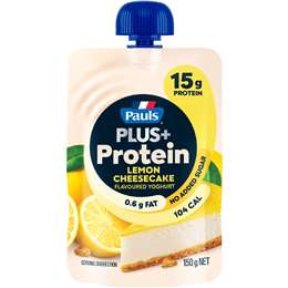 Plus Protein Yoghurt Pouch Lemon Cheesecake