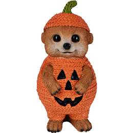 Mirabella Meerkat Figurine Pumpkin each