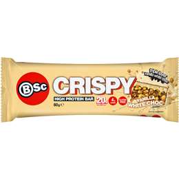 BSc Crispy High Protein Bar Vanilla White Choc