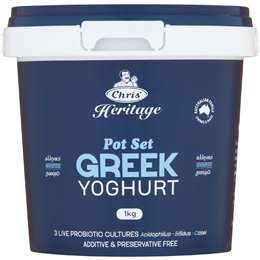 Heritage Pot Set Greek Yoghurt