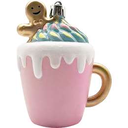 Pink Gingerbread Mug