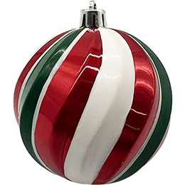 80mm Baubles Stripes