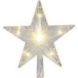 Glowing Star Tree Topper 10 Warm White LEDs