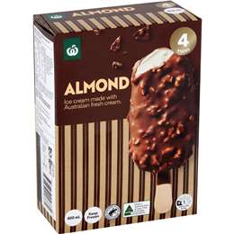 Almond Ice Cream Sticks