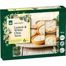 Lemon & White Chocolate Tarts