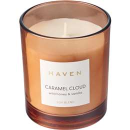 1 Wick Soy Candle Caramel Cloud