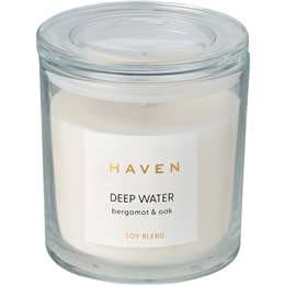 Glass Soy Candle Deep Water