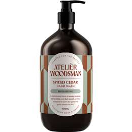 Atelier Woodsman Spiced Cedar Exfoliating Hand Wash 400mL