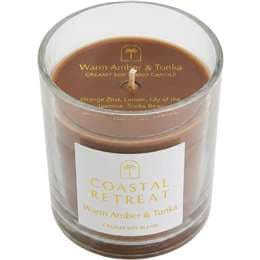 Creamy Soy Blend Candle Warm Amber & Tonka