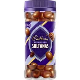 Milk Chocolate Covered Sultanas
