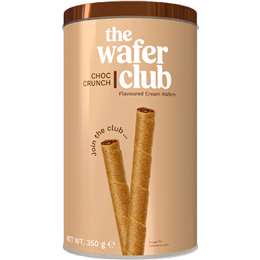 Flavoured Cream Wafers Choc Crunch