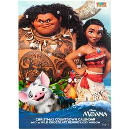 Moana Advent Calendar With Chocolate