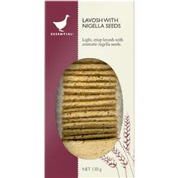 Lavosh Crackers With Nigella Seeds