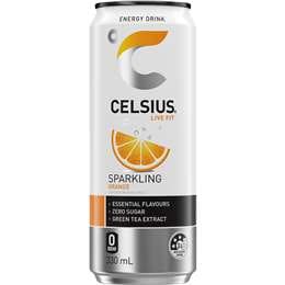 Celsius Energy Drink Sparkling Orange 330g