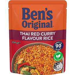 Ben's Original Thai Red Curry Flavoured Rice 250g