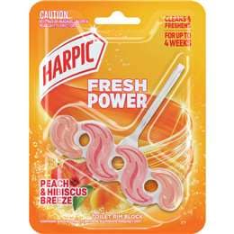 Fresh Power Toilet Rim Block Peach & Hibiscus Breeze