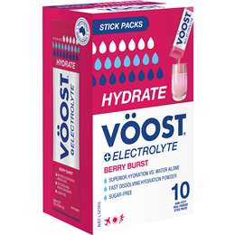 Hydrate Electrolyte Sticks Berry Burst