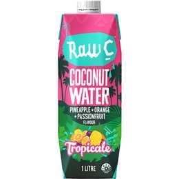 Raw C Coconut Water Pineapple Orange & Passionfruit 1L
