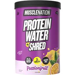 Muscle Nation Protein Water & Shred Powder Passionfruit 300g