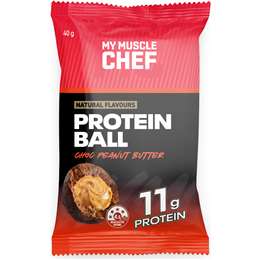 My Muscle Chef Protein Ball Choc Peanut Butter
