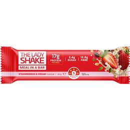 The Lady Shake Meal In A Bar Strawberries & Cream