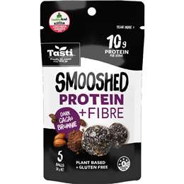 Smooshed Protein + Fibre Balls Dark Cacao Brownie