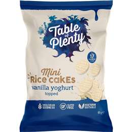 Mini Rice Cakes Vanilla Yoghurt