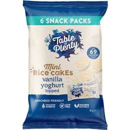 Mini Rice Cakes Vanilla Yoghurt Snack