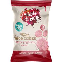 Mini Rice Cakes Berry Yoghurt Family