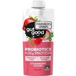Gut Good Probiotics Yoghurt Pouch Strawberry