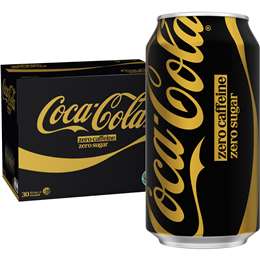 Zero Caffeine Zero Sugar Soft Drink Cans