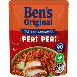 Ben's Original Peri Peri Inspired Rice Pouch 240g