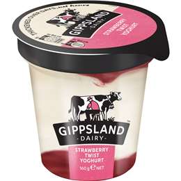 Yoghurt Pot Strawberry Twist