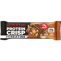 Musashi Protein Crisp & Creatine Bar Choc Peanut